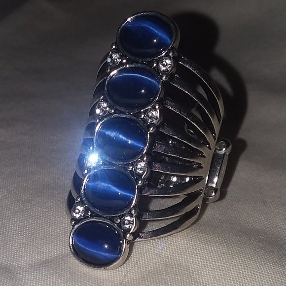 Blue Stacked Ring - Picture 1 of 1
